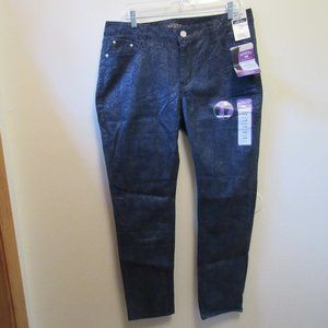 Riders by Lee Snake Print Skinny Jeans NWT